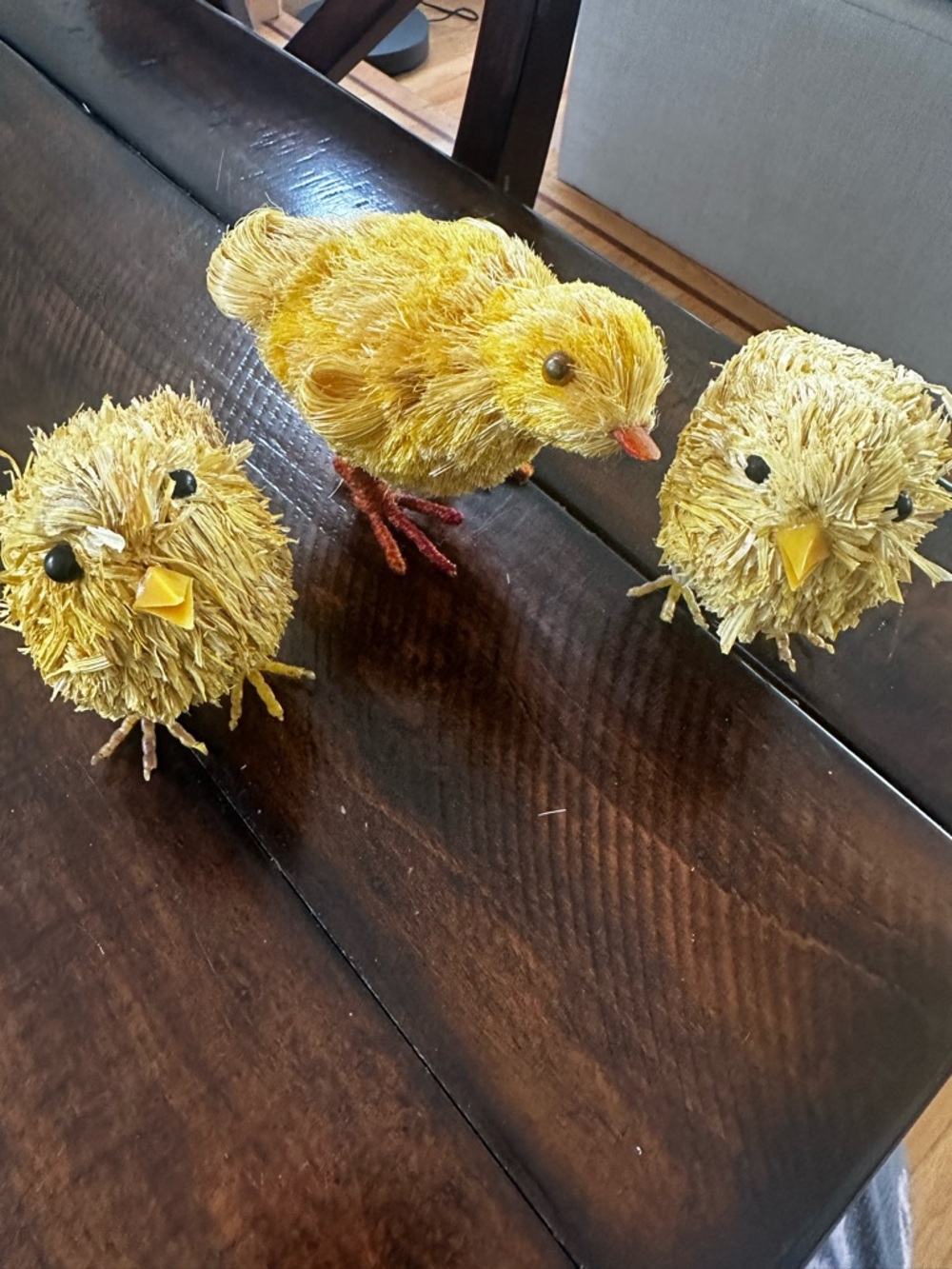 Pottery Barn Yellow Chick Trio Holiday Figurines